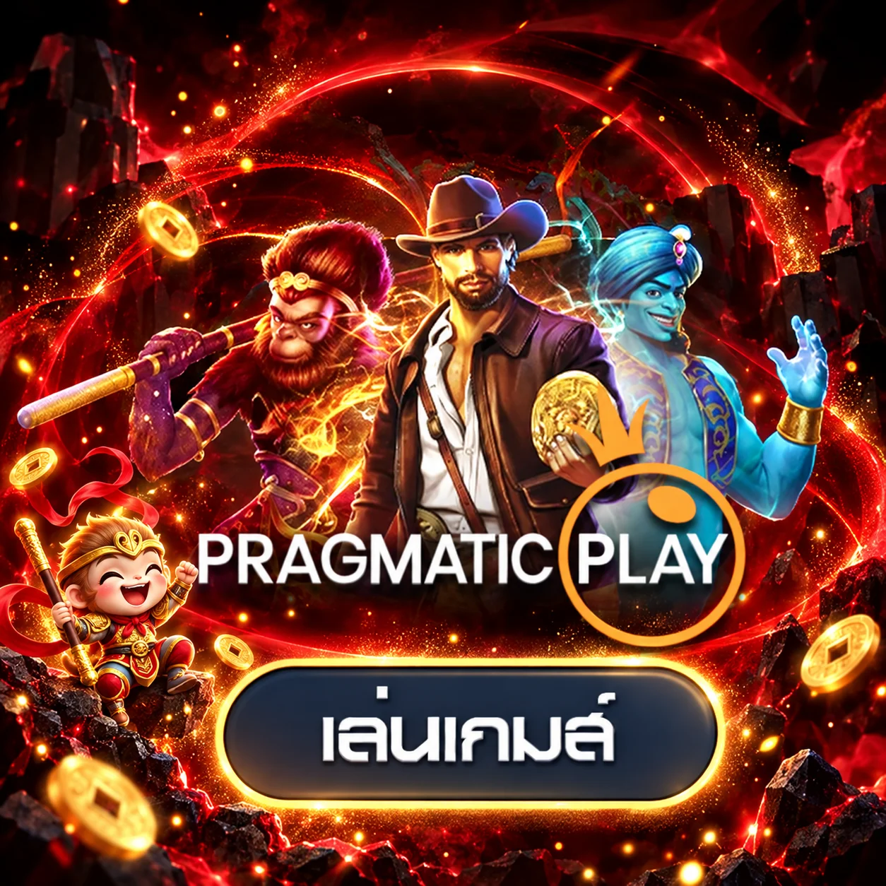 การ์ดทดลองเล่น Pragmatic Play โทนแดงดำ